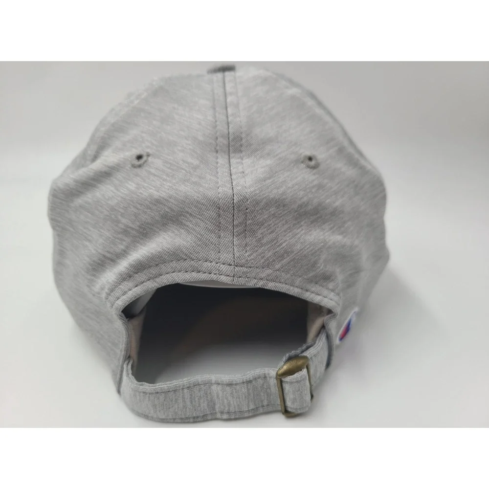 Champion Brand‎ Strapback Adjustable Hat Cap Polyester Blend Dad Men Women Gray